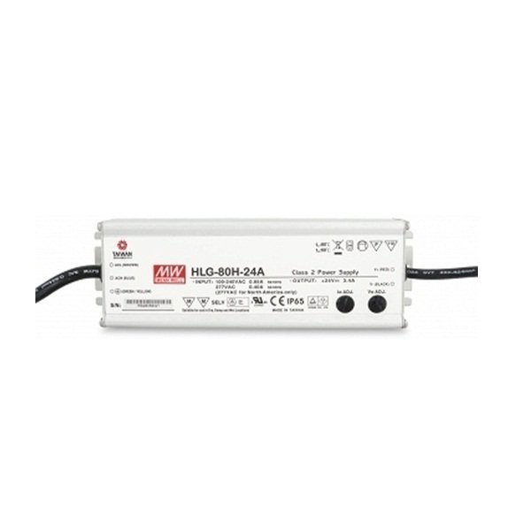 HLG-80H-24A 80W 24V/3.4A Sabit Voltaj Led Sürücü