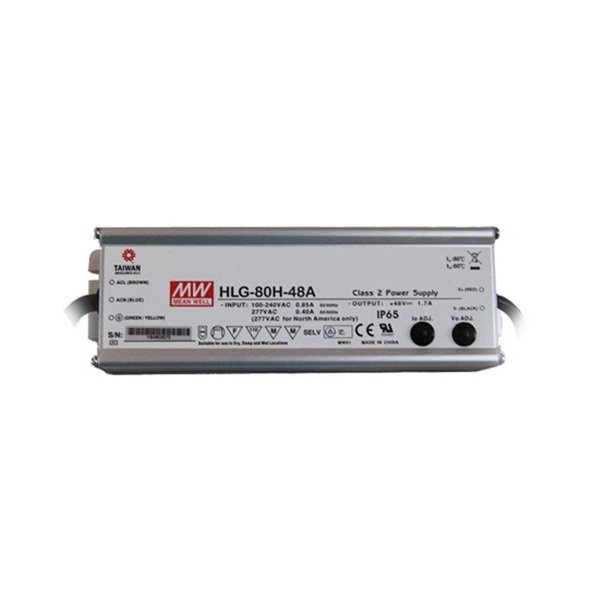 HLG-80H-48A 80W 48V/1.7A Sabit Voltaj Led Sürücü