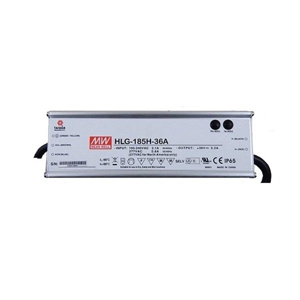 HLG-185H-36A 185W 36V/5.2A Sabit Voltaj Led Sürücü