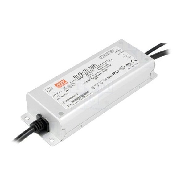 ELG-75-36B 75W 36V/2.1A Sabit Voltaj Led Sürücü