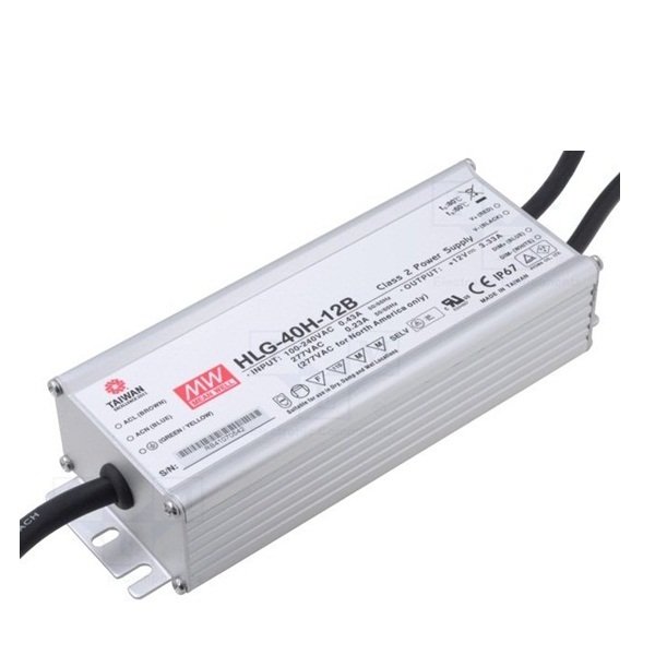 HLG-40H-12B 40W 12V/3.33A Sabit Voltaj Led Sürücü