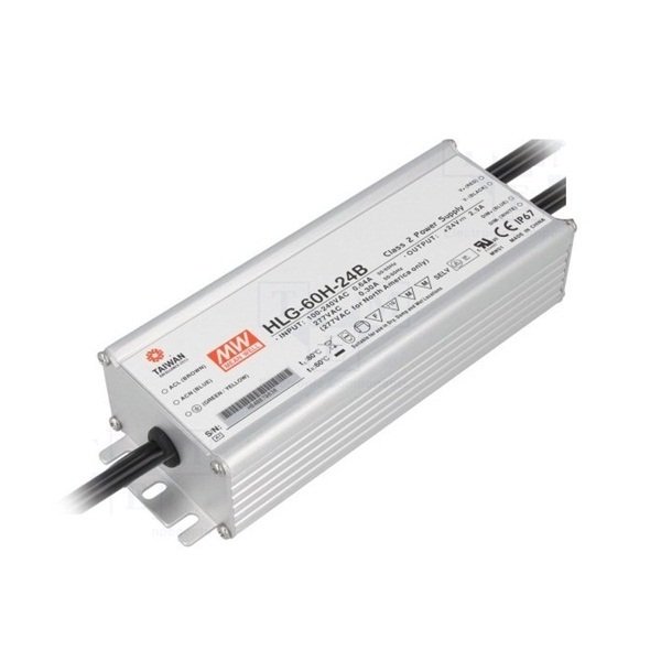 HLG-60H-24B 60W 24V/2.5A Sabit Voltaj Led Sürücü