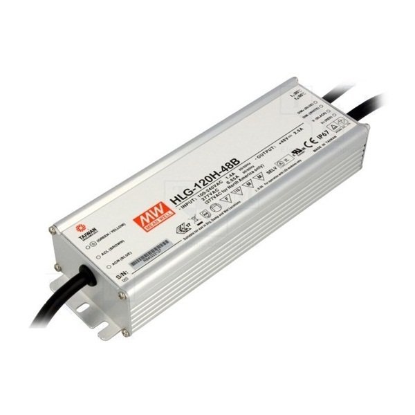 HLG-120H-48B 120W 48V/2.5A Sabit Voltaj Led Sürücü