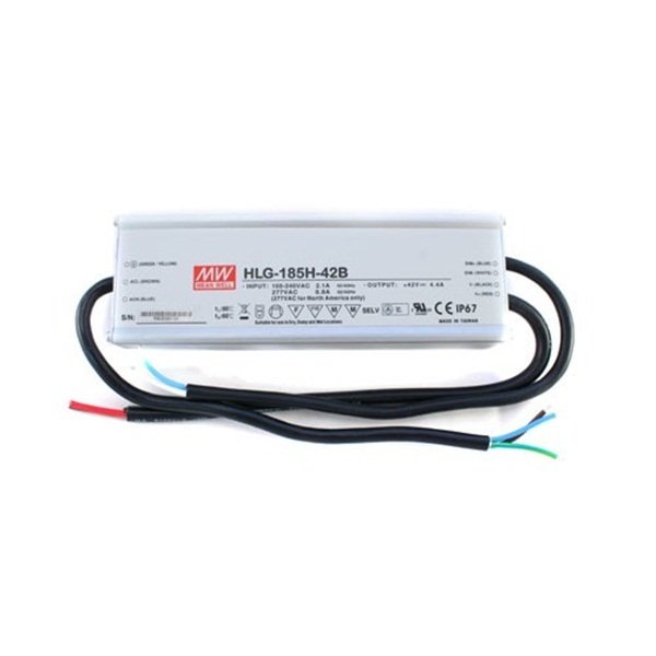 HLG-185H-42B 185W 42V/4.4A Sabit Voltaj Led Sürücü