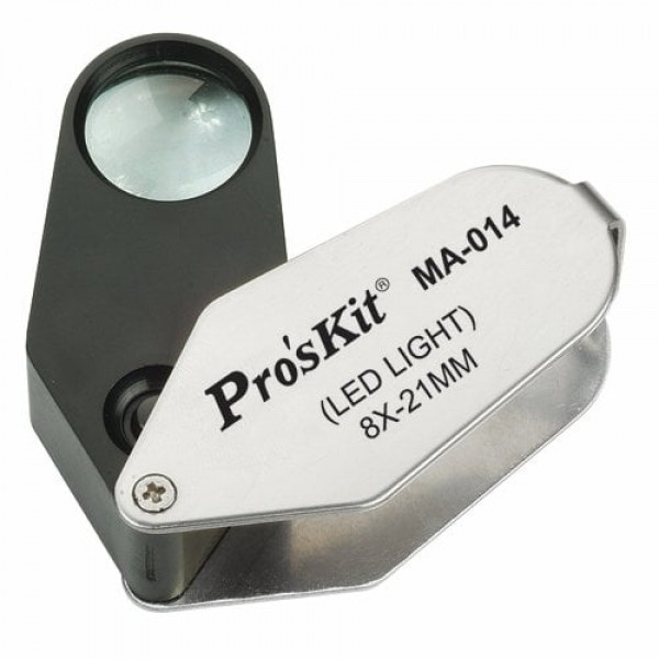 Proskit MA-014 Işıklı Büyüteç