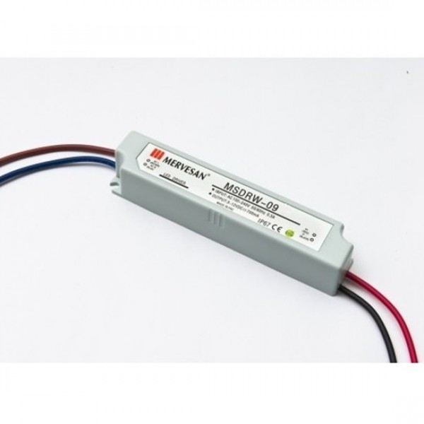 MSD-09-350 8.4W 9-24Vdc/350mA Sabit Akım IP67 Led Sürücü