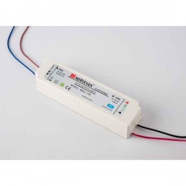 MSD-100-1750 100W 29-58Vdc/1750mA Sabit Akım IP67 Led Sürücü