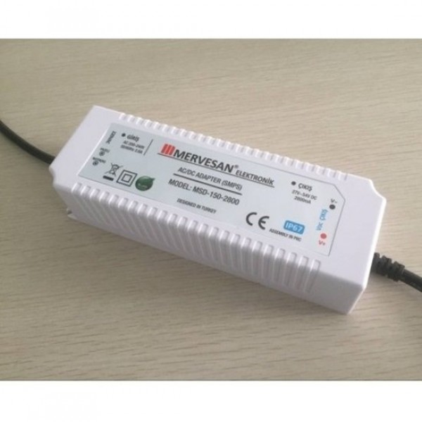 MSD-150-2800 150W 27-54Vdc/2800mA Sabit Akım IP67 Led Sürücü