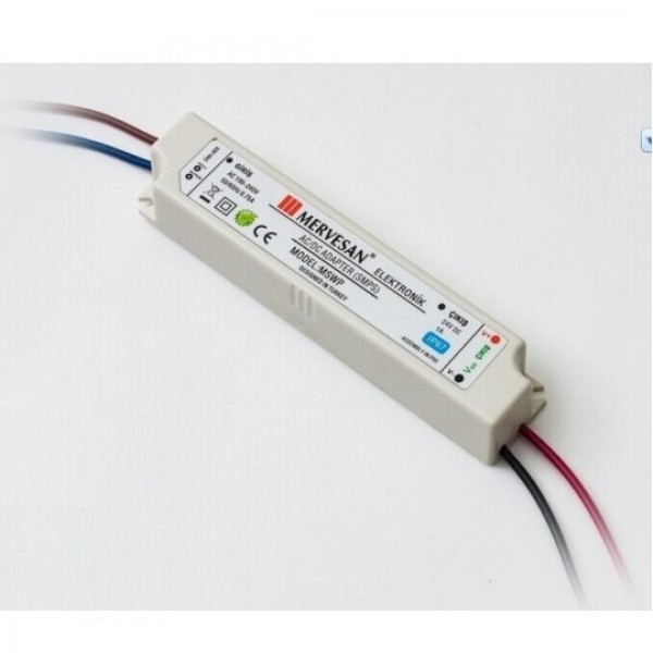 MSWP-18-12 18W 12Vdc/1.5A Sabit Voltaj IP67 Led Sürücü