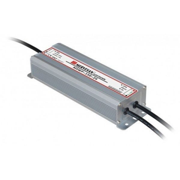MSWP-150-24 150W 24Vdc/6.5A Sabit Voltaj IP67 Led Sürücü