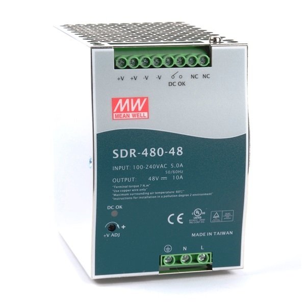 SDR-480-48 480W 48V/10.0A Ray Tipi SMPS