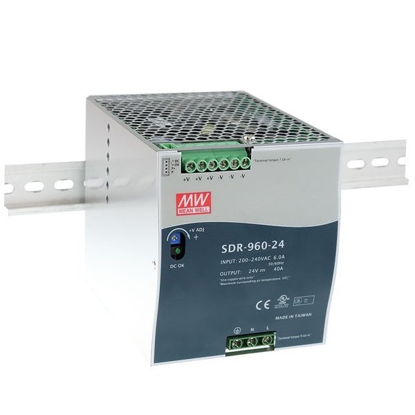 SDR-960-24 960W 24V/40.0A Ray Tipi SMPS
