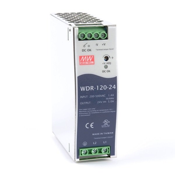 WDR-120-24 120W 24V/5.0A Ray Tipi SMPS