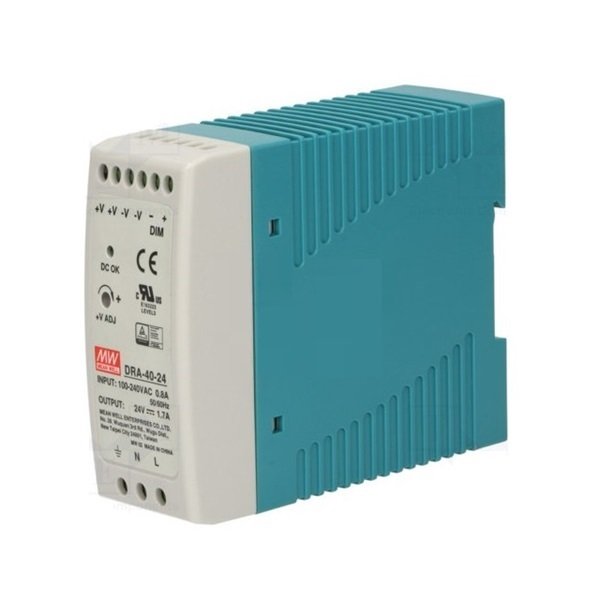 DRA-40-24 40W 24V/1.7A Ray Tipi SMPS