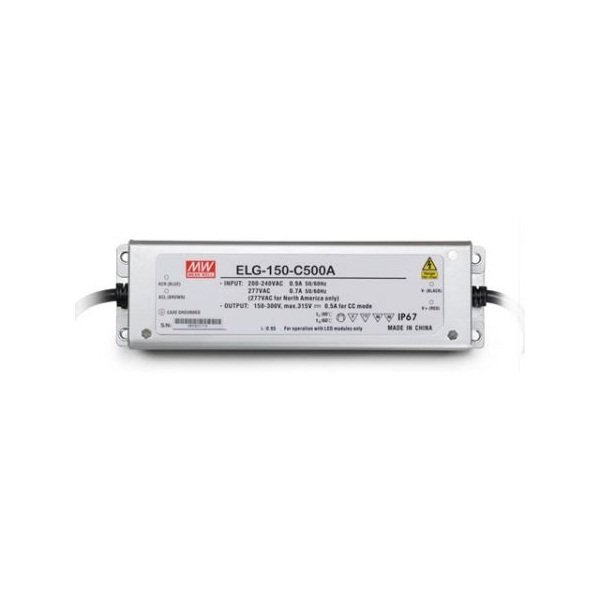 ELG-150-C500A 150W 150~300V/250~500mA Sabit Akım Led Sürücü