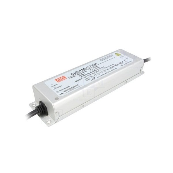 ELG-150-C700A 150W 107~214V/350~700mA Sabit Akım Led Sürücü