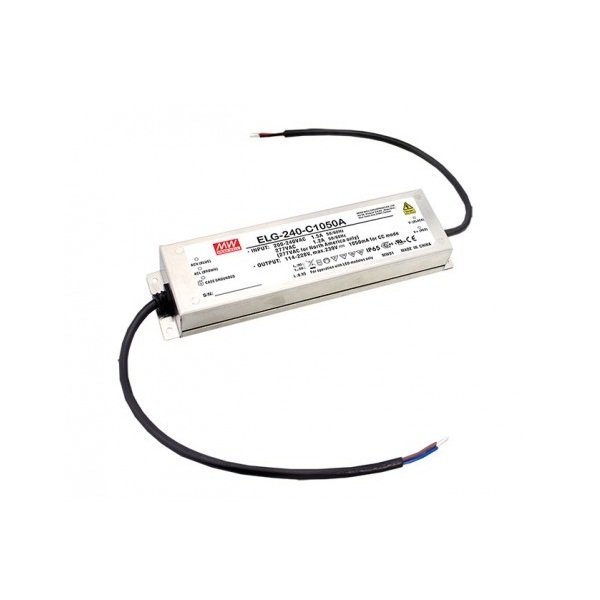 ELG-240-C1050A 240W 144~228V/525~1050mA Sabit Akım Led Sürücü