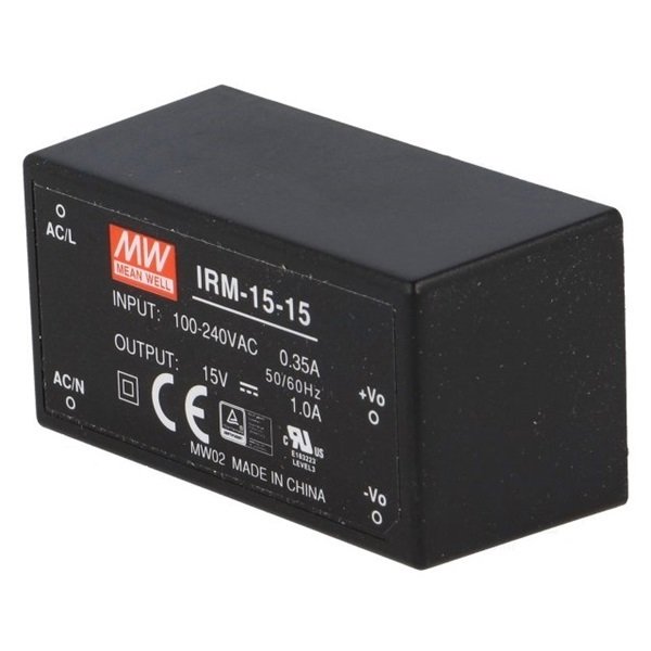 IRM-15-15 15W 15VDC/1.0Amp Power Modül Serisi