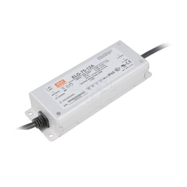 ELG-75-12A 60W 12V/5.0A Sabit Voltaj Led Sürücü