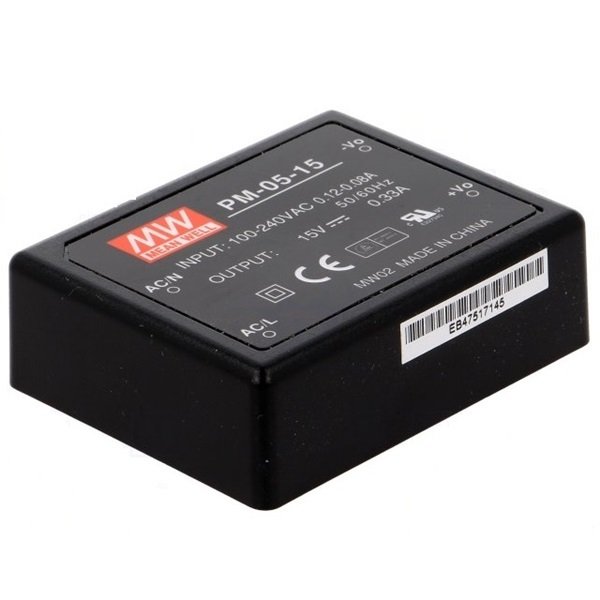 PM-05-15 5W 15VDC/0.33Amp Power Modül Serisi