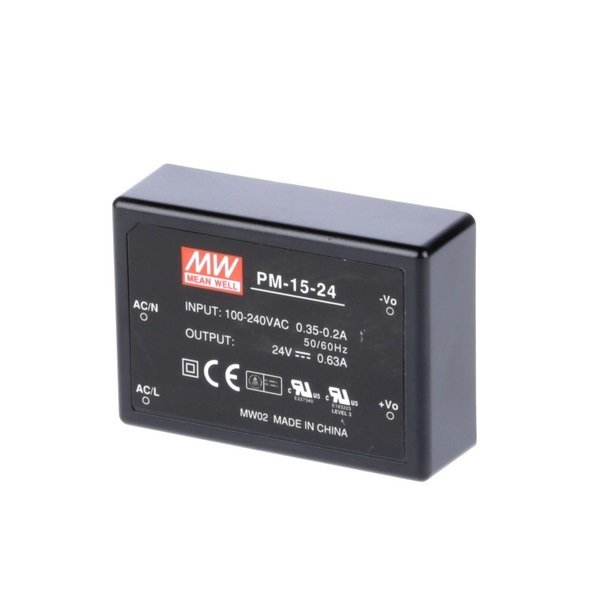 PM-15-24 15W 24VDC/0.63Amp Power Modül Serisi