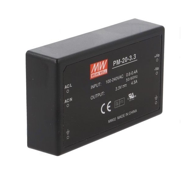 PM-20-3.3 15W 3.3VDC/4.5Amp Power Modül Serisi
